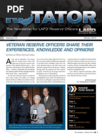 LAPD Reserve Rotator Newsletter Winter 2013