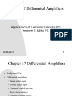 Chapter 17 Differential Amplifiers: Applications of Electronic Devices 225 Andrew E. Milks PE