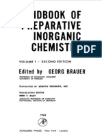 Handbook of Preparative Inorganic Chemistry Vol 1 2d Ed - George Brauer