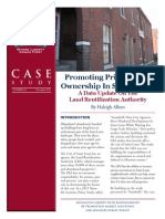 Case Study: Promoting Private Land Ownership in Saint Louis: A Data Update On The Land Reutilization Authority