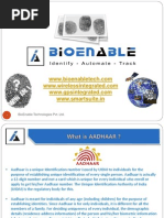 Aadhaar Overview by Bioenable