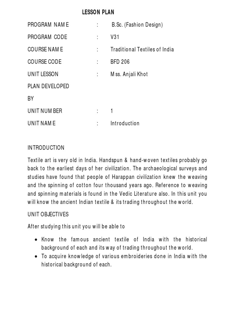 Traditional Textiles of India PDF Weaving Textiles