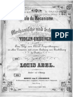 Mechanism Louis Abel Violin Exercises