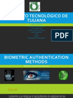 Biometric Authentication Methods