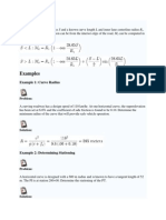 SIGHT DISTANCE CALCULATIONS