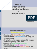 Use of Open Source GIS & Other Software in Project NGCM: Sanjay Singh Geologist (JR.)