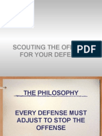 Scouting The Offense For Your Defense