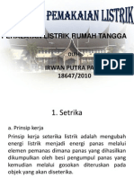 Alat-Alat Rumah Tangga Beserta Perbaikannya