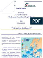 Europlatforms President Discusses Freight Villages and Logistics Networks