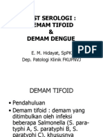 Test Widal & Dengue