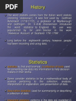 Statistics