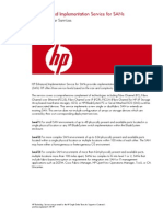 HP Enhanced Implementation Service For Sans: HP Data Center Services