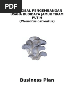 Proposal Business Plan - Usaha Budidaya Jamur Tiram Putih