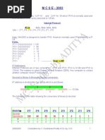 MCSE-2003: I P Address