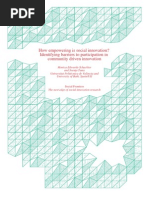 Download How empowering is social innovation Identifying barriers to participation in community driven innovation by Nesta SN192022422 doc pdf