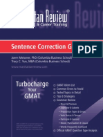 GMAT - Sentence Correction Guide