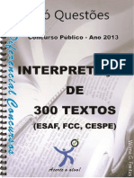 1703 - INTERPRETAÇÃO DE TEXTOS - Apostila Amostra