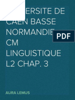 CM Linguistique L2 Chap. 3 : L'adjectif