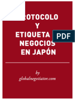 Protocolo Empresarial en Japón