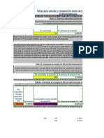 Tablas Cálculo de Consumos Eléctricos