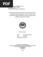 Download Laporan Praktikum Farmakognosi - Pasak Bumi by Noormahdi Riduansyah SN192044002 doc pdf