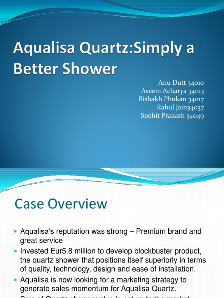 Aqualisa Case Study PDF