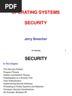 Operating Systems Security: Jerry Breecher