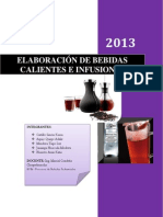 Bebidas Calientes e Infusiones