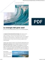 La energía del mar