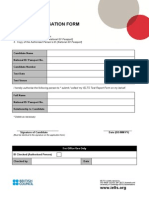 Ielts Authorisasion Form PDF