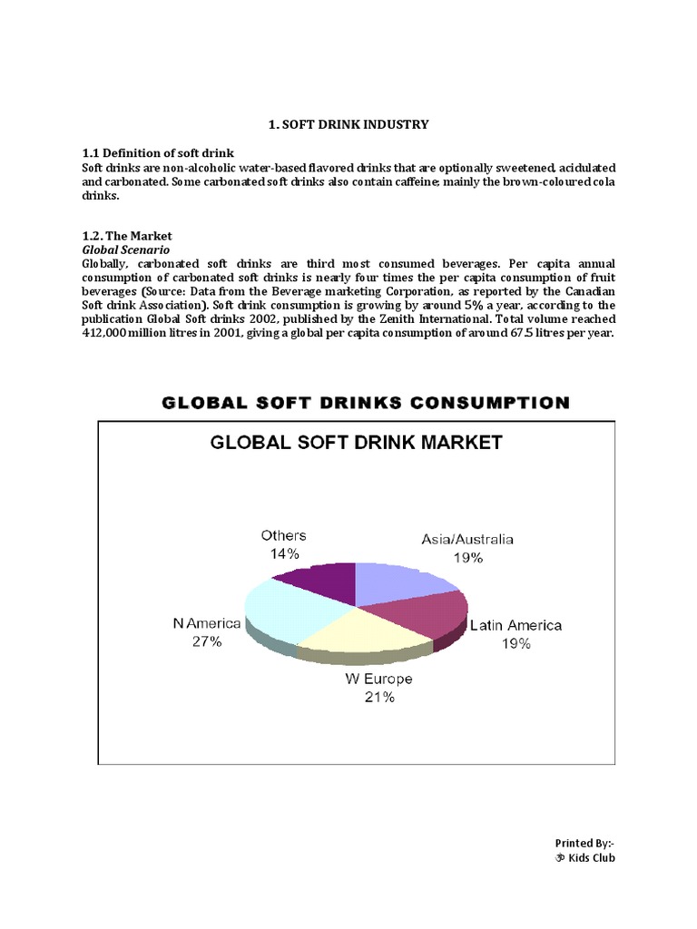 Analysis of Soft Drink PDF Gas Chromatography Soft Drink