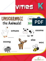 Animal Activities Workbook