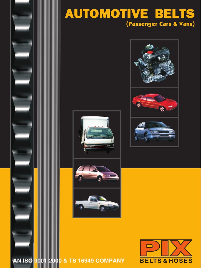Automotive Belts Installation Guide | PDF | Belt (Mechanical) | Car
