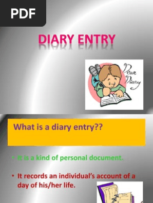 Diary Entry