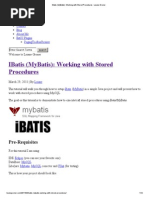 IBatis MyBatis Working With Stored Procedures - Loiane Groner