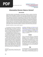 Ultramarathon Runners - Nature or Nurture