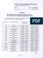 Time Table m2 Rescheduled