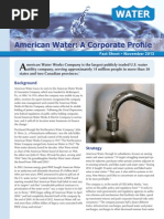 Download American Water A Corporate Profile by Food and Water Watch SN192099830 doc pdf