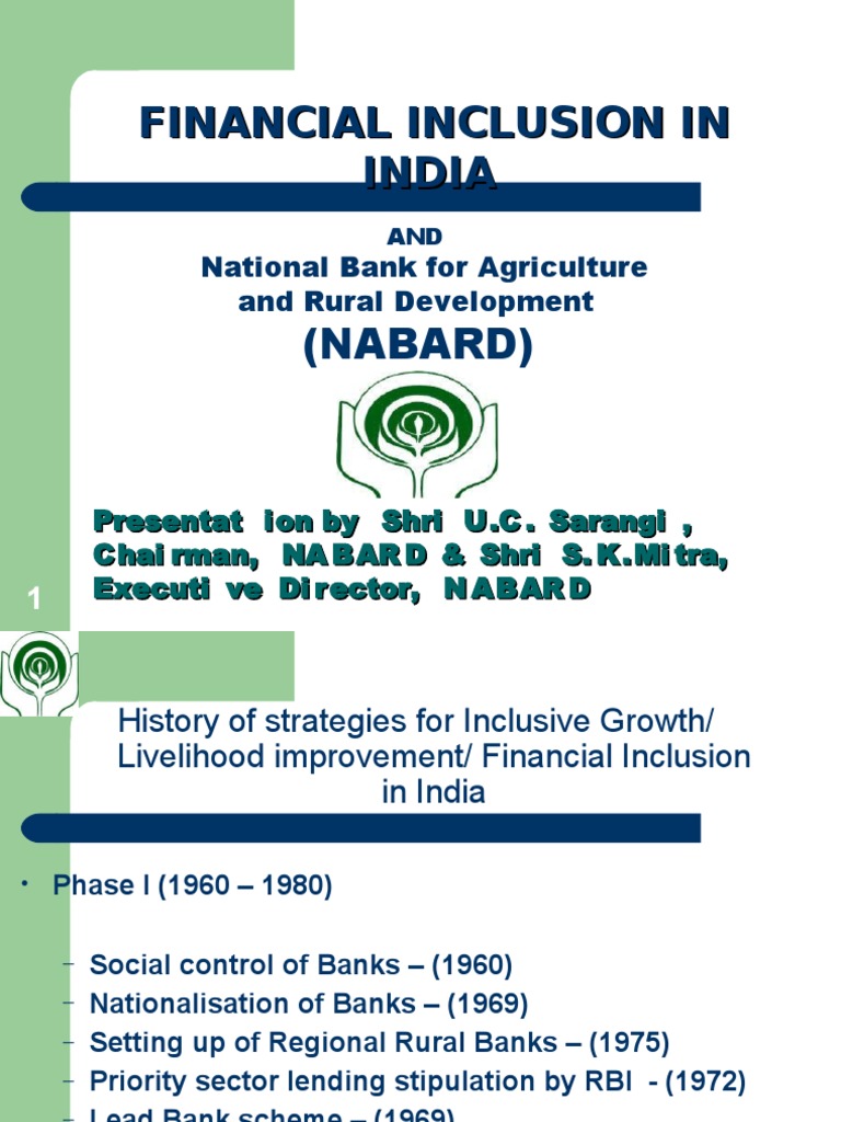 Financial Inclusion in India | PDF | Finance & Money Management