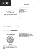 Afghan Police Manual