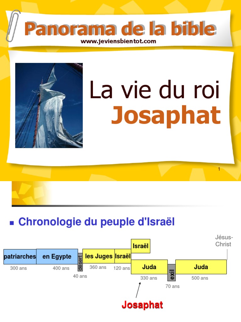 La vie du roi Josaphat dans la Bible | PDF | Royaume de Juda ...