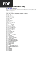 Guide To Police Scanning Code