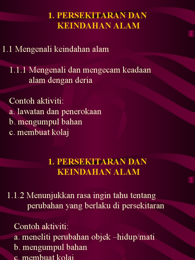 Pendidikan Alam Sekitar 2