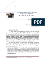 La Norma Juridica en El Sistema Legislativo Peruano