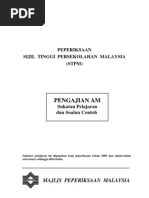 Sukatan Pelajaran Pengajian Am STPM