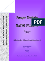 Mateo Falcone, Berpotam Ke Prosper Mérimée