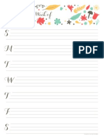 Nature WeeklyPlanner