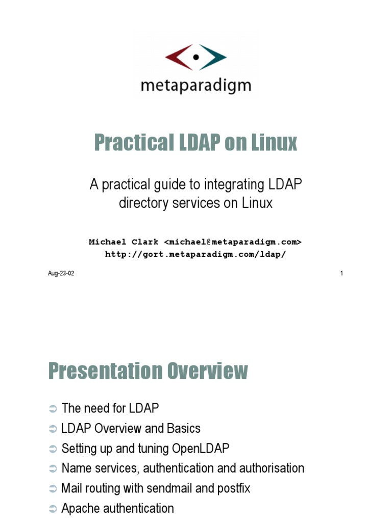 Practical LDAP and Linux | PDF