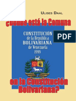 Libro Dónde está la Comuna en la Constitución Bolivariana