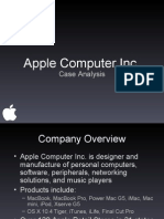 Apple Computer Inc.: Case Analysis